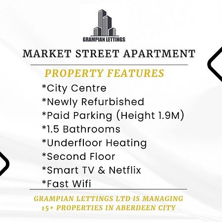 Market Street Apartments ✪ Grampian Lettings Ltd 애버딘 외부 사진